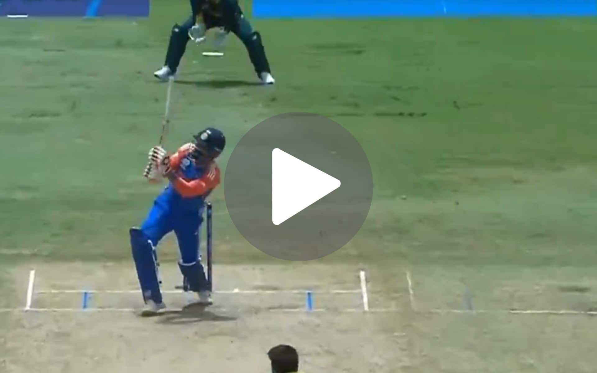 [Watch] Jadeja Tries To Replicate MS Dhoni's 'Helicopter Shot'; Punishes Cummins With A Six